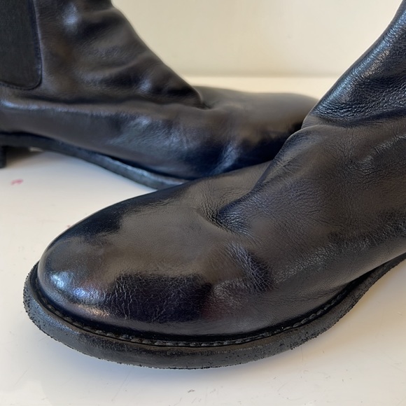 Officine Creative LEXIKON Chelsea Boots Navy Blue Leather Size 39 Women’s - Picture 9 of 11